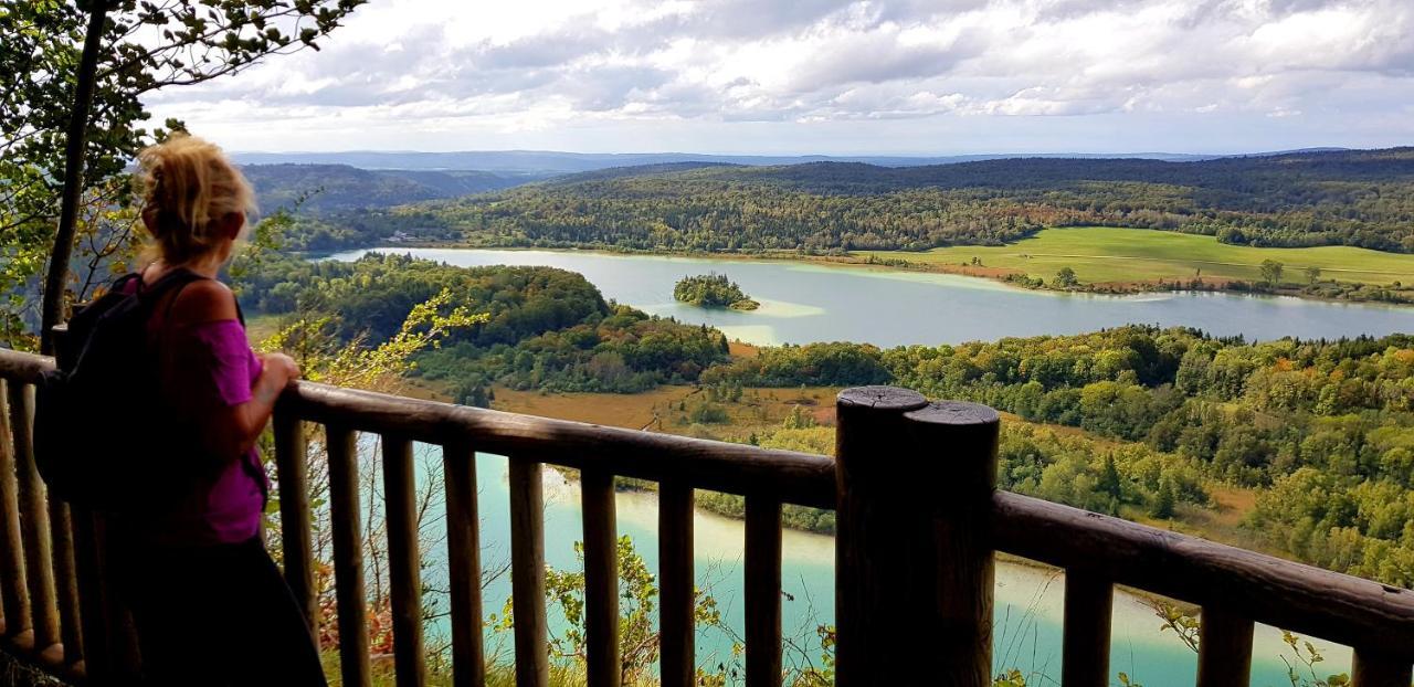 Le Jura En Toutes Saisons Piscine, Spa, Location Vtt, Balades 2Cv, Climatisation Bonlieu Kültér fotó