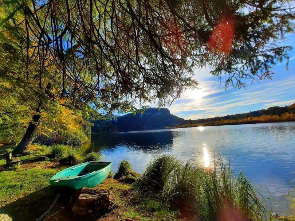 Le Jura En Toutes Saisons Piscine, Spa, Location Vtt, Balades 2Cv, Climatisation Bonlieu Kültér fotó