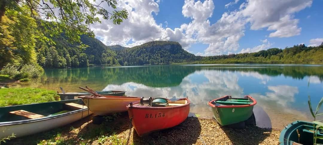 Le Jura En Toutes Saisons Piscine, Spa, Location Vtt, Balades 2Cv, Climatisation Bonlieu Kültér fotó