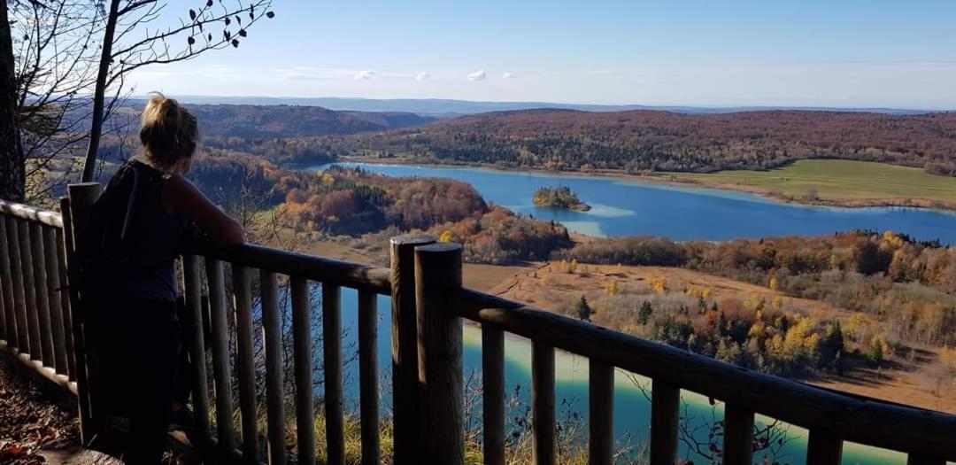 Le Jura En Toutes Saisons Piscine, Spa, Location Vtt, Balades 2Cv, Climatisation Bonlieu Kültér fotó